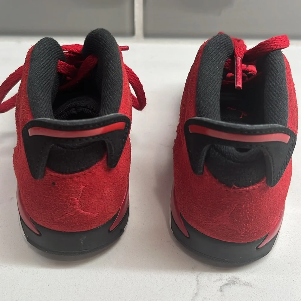 Nike Air Jordan 6 Retro Toro Toddler‎ Size 8C Athletic Shoes Sneakers DV3605-600